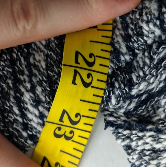 Mystree Navy Marled Double Breast Sweater Coat ML - Picture 16 of 16